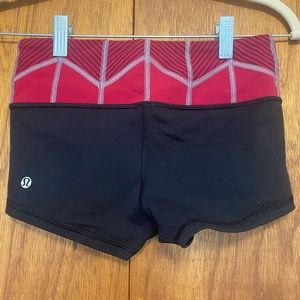 Lululemon workout shorts size 4